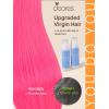 imageDOORES Hair Extensions Real Human Hair Hot Pink 18 Inch 25g 10pcs Tape in Skin Weft Natural Remy Straight Hair Extensions
