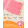 imageDOORES Human Hair Tape in Extensions Peach Pink Tape ins 18 Inch 25g 10pcs Tape in Hair Extensions Human Hair Skin Weft Natural Remy Straight Hair