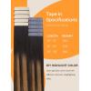 imageDOORES Tape in Hair Extensions Balayage Dark Brown to Chestnut Brown 25g 10pcs 18 Inch Remy Straight Hair Skin Weft