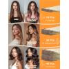 imageDOORES Tape in Hair Extensions Human Hair Platinum Blonde 18 Inch 50g 20pcs Real Human Hair Extensions Tape in Skin Weft Real Straight Blonde Natural Hair Extensions