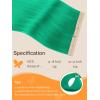 imageDOORES Tape in Human Hair Extensions Green Tape 10pcs 25g 16 Inch Real Hair Glue Straight