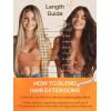 imageDOORES Tape in Human Hair Extensions Light Brown Highlighted Medium Blonde 22 Inch 50g 20pcs Remy Straight Hair