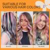 imageDOORES 22 Inch Colored Clip in Hair Extensions 12 Pcs Sky Blue Hair Extensions Party Highlights Gift Scene Hair Extensions Colorful Hairpieces Gifts for Girls Synthetic Hairpiece Straight Sky Blue12COLOR