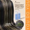 imageDOORES Clipin Hair Extensions Real Human Hair Balayage Natural Black to Light Blonde 18 Inch 150g 9pcs Clipin Extensions Human Hair Natural Thick