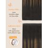 imageDOORES Genius Tape in Weft Hair Extensions Human Hair Balayage Dark Brown to Chestnut Brown 18 Inch 50g Genius Seamless Weft Invisible Wide PU