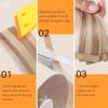 imageDOORES Hair Extension Tape Tabs 72pcs Double Sided Replacement Tape Adhesive Invisible No Residue Transparent Tapes for Hair Extensions 72 Tabs 4 x 08 cm157 x 031 inchTape Roll Double Sided