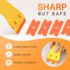 imageDOORES Hair Extension Tape Tabs 72pcs Double Sided Replacement Tape Adhesive Invisible No Residue Transparent Tapes for Hair Extensions 72 Tabs 4 x 08 cm157 x 031 inch Scraper Tools  72 Tabs