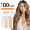 imageDOORES Hair Extension Tape Tabs 72pcs Double Sided Replacement Tape Adhesive Invisible No Residue Transparent Tapes for Hair Extensions 72 Tabs 4 x 08 cm157 x 031 inch180 Tabs Double Sided