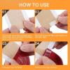 imageDOORES Hair Extension Tape Tabs 72pcs Double Sided Replacement Tape Adhesive Invisible No Residue Transparent Tapes for Hair Extensions 72 Tabs 4 x 08 cm157 x 031 inch48 Tabs Double Sided