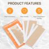 imageDOORES Hair Extension Tape Tabs 72pcs Double Sided Replacement Tape Adhesive Invisible No Residue Transparent Tapes for Hair Extensions 72 Tabs 4 x 08 cm157 x 031 inch24 Tabs Double Sided