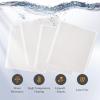 imageDOORES Hair Extension Tape Tabs 72pcs Double Sided Replacement Tape Adhesive Invisible No Residue Transparent Tapes for Hair Extensions 72 Tabs 4 x 08 cm157 x 031 inch24 Tabs Single Sided