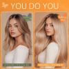 imageDOORES Hair Extensions Real Human Hair Clip in Platinum Blonde 18 Inch 150g 9pcs Remy Hair Extensions Clip in Human Hair Human Hair Extensions Clip ins Silky Straight Thick Real Hair