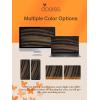 imageDOORES Human Hair Extensions Genius Sew in Weft Hair Extensions 22 Inch Balayage Dark Brown to Chestnut Brown 60g Sew in Extensions Virgin Extensions