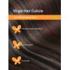 imageDOORES Human Hair Extensions Genius Sew in Weft Hair Extensions 22 Inch Balayage Dark Brown to Chestnut Brown 60g Sew in Extensions Virgin Extensions