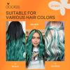 imageDOORES I Tip Extensions Teal Green 16 Inch 25g Straight Hair Extensions Green Real Hair Extensions