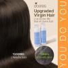 imageDOORES I Tip Hair Extensions Dark Brown 50g100s 14 Inch I Tips Hair Extensions Human Hair Real Hair Extensions Invisible I Tips Extensions Cold Fusion Hair Extensions Straight Natural Hair