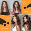imageDOORES I Tip Hair Extensions Human Hair Jet Black 50g50s 18 Inch Invisible I Tips Natural Cold Fusion Straight Natural