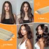 imageDOORES Micro Loop Hair Extensions  Real Human Hair Ash Blonde Highlighted Platinum Blonde 16 Inch 50g50s Bead and Invisible Extensions