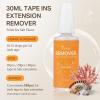 imageDOORES Tape in Extension Remover 30ml Fast Acting Tape in Remover for Hair Extensions ampamp Lace Wig Wig Glue Remover with Pure Natural Ingredients Kumquat Flavor30 ML