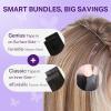imageDOORES Tape in Hair Extensions Human Hair Jet Black 18 Inch 50g20pcs Genius Tape in Extensions for Women Straight Invisible1B