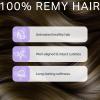 imageDOORES Tape in Hair Extensions Human Hair Jet Black 18 Inch 50g20pcs Genius Tape in Extensions for Women Straight InvisibleT1B19P1B