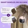imageDOORES Tape in Hair Extensions Human Hair Jet Black 18 Inch 50g20pcs Genius Tape in Extensions for Women Straight InvisibleT427P4