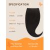 imageDOORES Tape in Weft Hair Extensions Human Hair Dark Brown 18 Inch 50g Wide PU Long Seamless Weft Tape in Remy Extensions Quick Wear