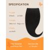 imageDOORES Tape in Weft Hair Extensions Human Hair Natural Black 18 Inch 50g Genius Seamless Extensions Long Wide Genius Seamless Weft Tape in Instant Install