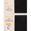 imageDOORES Tape in Weft Hair Extensions Human Hair Natural Black 18 Inch 50g Genius Seamless Extensions Long Wide Genius Seamless Weft Tape in Instant Install