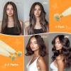 imageDOORES U Tip Hair Extensions Human Hair Platinum Blonde 16 Inch 50g50s K Tip Extensions