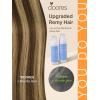 imageDOORES Weft Hair Extensions Human Hair 14 Inch 80g Balayage Chocolate Brown to Caramel Blonde Sew In Real Hairpieces Straight Natural Hair