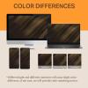 imageDOORES Wire Hair Extensions 16 Inch 95g Remy Human Wire Hair Extensions Invisible Transparent Line Adjustable Hairpieces Secret Extensions Straight Hair Balayage Dark Brown to Chestnut Brown