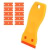 imageDOORES Hair Extension Tape Tabs 72pcs Double Sided Replacement Tape Adhesive Invisible No Residue Transparent Tapes for Hair Extensions 72 Tabs 4 x 08 cm157 x 031 inch Scraper Tools