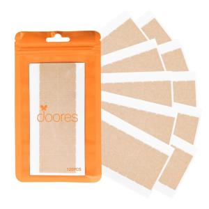 imageDOORES Hair Extension Tape Tabs 72pcs Double Sided Replacement Tape Adhesive Invisible No Residue Transparent Tapes for Hair Extensions 72 Tabs 4 x 08 cm157 x 031 inch120 Tabs Double Sided