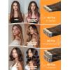 imageDOORES Tape in Hair Extensions Real Human Natural Ash Brown to Dirty Blonde Balayage Platinum Blonde 18 Inch 50g 20pcs Tape in Extensions Human Hair Real Natural Straight